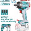 Total TIWLI20551 Μπουλονόκλειδο Μπαταρίας Li-ion 20V / 550Nm Χωρίς Μπαταρία & Φορτιστή BrushlessMotor