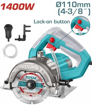 Total TS3141106 Κόφτης Υγράς Κοπής 1.400W / Φ-110mm