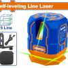 Wadfow WLE1M05 Γραμμικό Αλφάδι Laser Πράσινης Δέσμης με Εύρος Εργασίας 30m Wadfow WLE1M05 Γραμμικό Αλφάδι Laser Πράσινης Δέσμης με Εύρος Εργασίας 30m