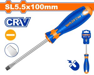 Wadfow WSD1254 Κατσαβίδι Ίσιο Μεγέθους 5.5x100mm SL5.5 X 100mm