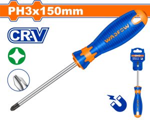 Wadfow WSD2236 Κατσαβίδι Μακρύ Σταυρός Μεγέθους PH3 X 150mm