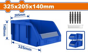 Wadfow WTB0303 Σκαφάκι Αποθήκευσης 325Χ205Χ140mm