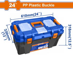 Wadfow WTB1324 Εργαλειοθήκη Πλαστική 24" Με Πλαστικά Κουμπώματα