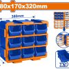 Wadfow WTB8330 Συρταριέρα Αποθήκευσης Με Σκαφάκια 380X170X320mm