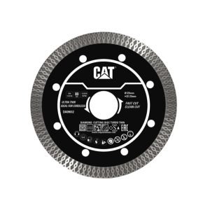Cat DA09032-1 Δίσκος κοπής διαμαντέ Turbo Super Thin (Gres) με δαχτυλίδι 125x22.23x1.4mm
