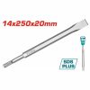 Total TAC15121411 Καλέμι με Υποδοχή SDS Plus 14X250X20mm