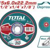Total TAC2231151 Δίσκος Λείανσης Μετάλλου Φ - 115 Χ 6mm