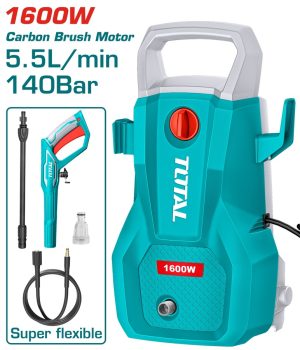 Total TGT11336 Πλυστικό Νερού 1.600W / 140 Bar / Brush motor