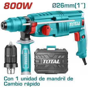 Total TH308268-2 Κρουστικό Σκαπτικό Πιστολέτο Ρεύματος 800W SDS-PLUS Με Tαχυτσόκ