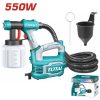 Total TT5006 Ηλεκτρικό Πιστόλι Βαφής HVLP 550W