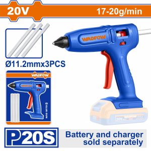 Wadfow WLU1420 Πιστόλι Κόλλας Μπαταρίας Li-ion 20V Χωρίς Μπαταρία & Φορτιστή
