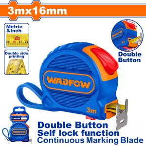 Wadfow WMT2210 Μετροταινία 3m X 16mm Μετρικό & Ίντσα