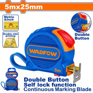 Wadfow WMT2230 Μετροταινία 5m X 25mm Μετρικό & Ίντσα