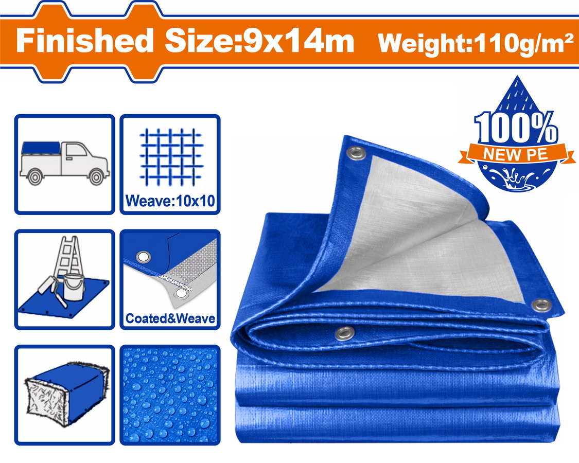 Wadfow WTQ1894 Μουσαμάς Αδιάβροχος 110gr/m² 9X14m
