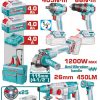 Total TCKLI20595E Σετ 5 Τεμάχια Εργαλείων Μπαταρίας Li-ion 20V / 4Ah / 2 Μπαταρίες