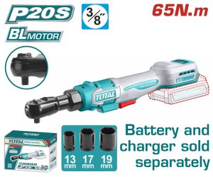 Total TDRLI206521 Καστάνια 3/8" / 65Nm Μπαταρίας Li-ion 20V Χωρίς Μπαταρία & Φορτιστή