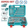 Τotal THT421802 Σετ Καστάνια με Καρυδάκια 1/4" & 1/2" 82 Τεμάχια