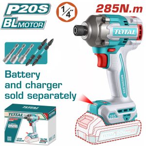 Total TIRLI20281 Παλμικό Κατσαβίδι Μπαταρίας Li-ion 20V / 285Nm Χωρίς Μπαταρία & Φορτιστή