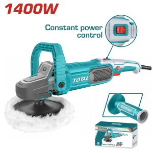 Χαρακτηριστικά Ισχύς: 1.400W Τάση: 230V - 50Hz Στροφές χωρίς φορτίο: 600 - 3.200 rpm/min Διάμετρος δίσκου: 180mm Βάρος: 4.0 Kg Περιλαμβάνεται Βοηθητική πλαϊνή χειρολαβή Γούνα γυαλίσματος 1 σετ έξτρα καρβουνάκια