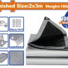 Wadfow WTQ8823 Αδιάβροχος Μουσαμάς 180gr/m² 2X3m Wadfow WTQ8823 Αδιάβροχος Μουσαμάς 180gr/m² 2X3m