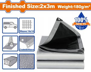 Wadfow WTQ8823 Αδιάβροχος Μουσαμάς 180gr/m² 2X3m Wadfow WTQ8823 Αδιάβροχος Μουσαμάς 180gr/m² 2X3m