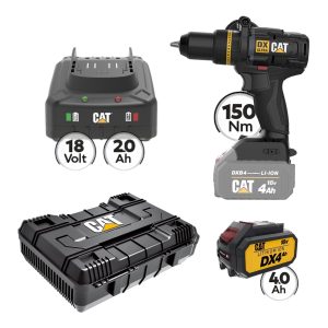 Cat Combo-32 DX1040B Δραπανοκατσάβιδο , Πλαστική βαλίτσα