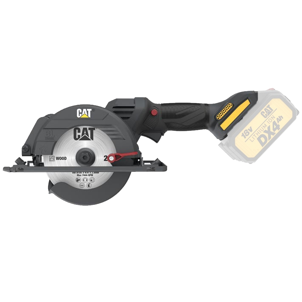 Cat DX5010B Δισκοπρίονο brushless 120mm 18V Χωρίς Μπαταρία & Φορτιστή