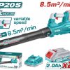 Total TABLI20428E Σετ Φυσητήρας Χειρός Μπαταρίας Li-ion 20V / 2Ah / 2 Μπαταρίες Brushless Motor