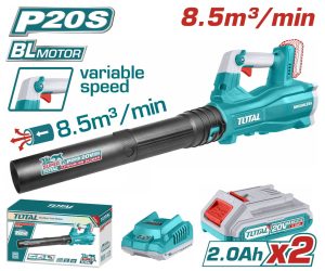 Total TABLI20428E Σετ Φυσητήρας Χειρός Μπαταρίας Li-ion 20V / 2Ah / 2 Μπαταρίες Brushless Motor