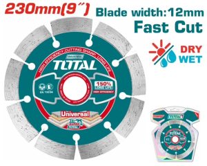 Total TAC21123012 Διαμαντόδισκος UNIVERSAL 230 Χ 22.2mm