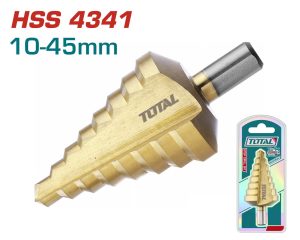 Total TAC75104501 Κωνικό Τρυπάνι HSS Τιτανίου για Μέταλλο 10-45mm