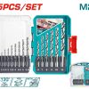 Total TACSDL51508 Σετ Τρυπάνια Hss M2 15 Τεμάχια