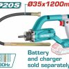 Total TCVLI202502 Δονητής Μπαταρίας Li-ion 20V / Φ-35 Χ 1200mm Χωρίς Μπαταρία & Φορτιστή