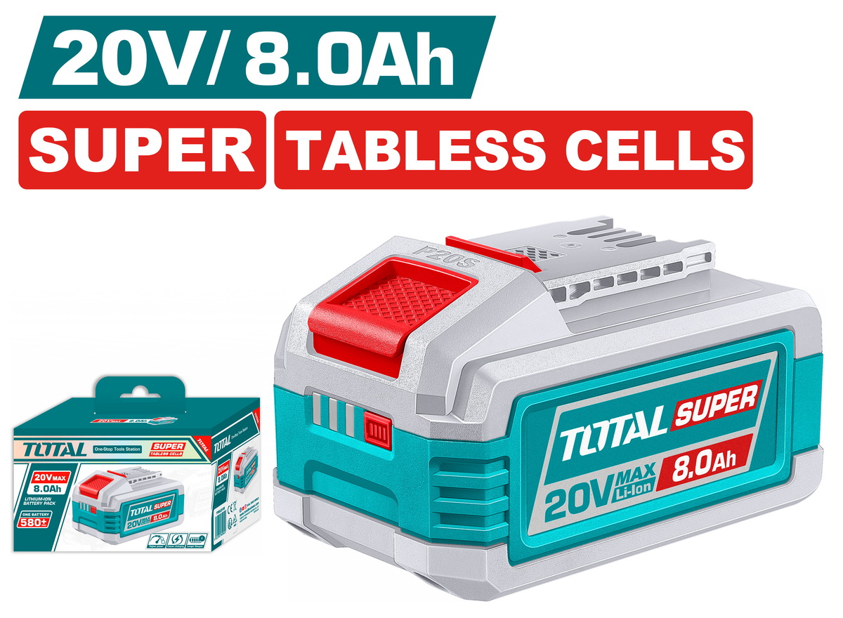 Total TFBLI2158 Μπαταρία Li-ion 20V / 8Ah