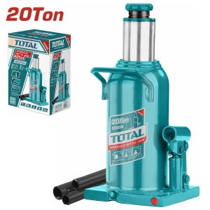 Total THT109202 Υδραυλικός Γρύλος Μπουκάλας με Δυνατότητα Ανύψωσης έως 45.2εκ. και Φορτίο Βάρους έως 20 Τόνους