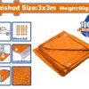Wadfow WTQ1933 Μουσαμάς Αδιάβροχος 90gr/m² 3X3m Wadfow WTQ1933 Μουσαμάς Αδιάβροχος 90gr/m² 3X3m