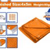 Wadfow WTQ1945 Μουσαμάς Αδιάβροχος 90gr/m² 4X5m