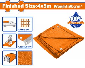 Wadfow WTQ1945 Μουσαμάς Αδιάβροχος 90gr/m² 4X5m