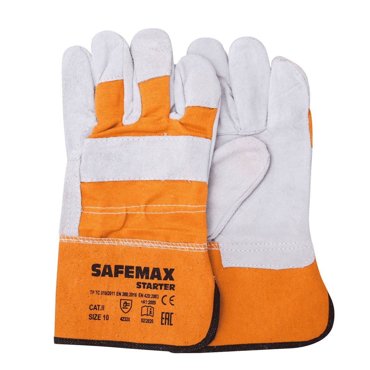 Γάντια δερματοπάνινα Safemax Starter SF0010