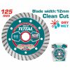Total TAC2131251 Διαμαντόδισκος UNIVERSAL TURBO 125 Χ 22.2mm
