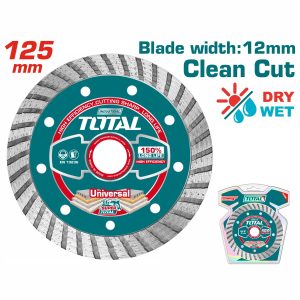 Total TAC2131251 Διαμαντόδισκος UNIVERSAL TURBO 125 Χ 22.2mm