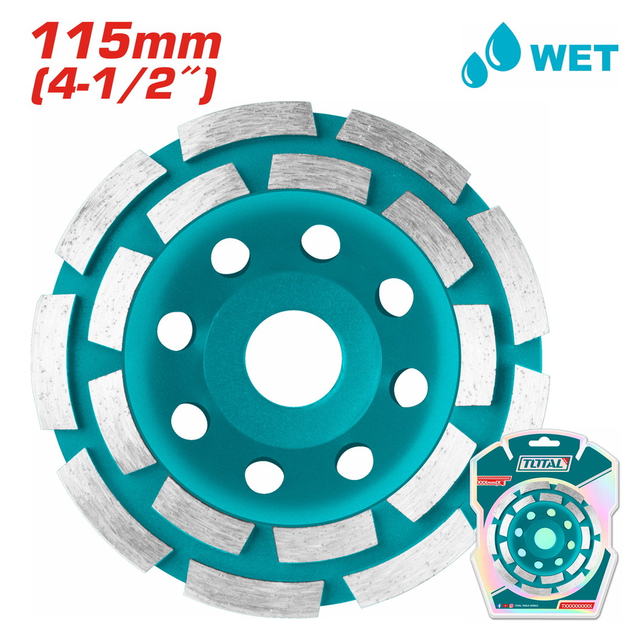 Total TAC2421151 Δίσκος Λείανσης Δομικών Υλικών Φ-115mm