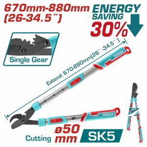 Total THTS1528406 Ψαλίδα Κλάδου Τηλεσκοπική 67-88cm / Φ-50mm