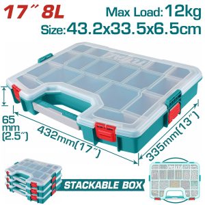 Total TPBX1711 Ταμπακιέρα Εργαλείων 17"