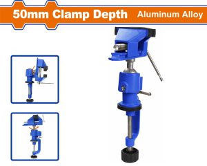 Wadfow WABV1550 Μόρσα Περιστρεφόμενη Πάγκου 50mm Με Σφαιρικό Σύνδεσμο