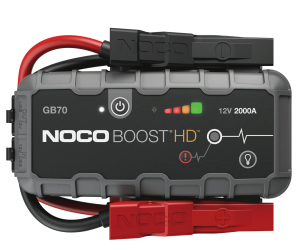 Noco Boost Gb70 Hd Ultrasafe Φορητός Εκκινητής Μπαταρίας Αυτοκινήτου & Μοτοσυκλέτας 2000A με Power Bank / USB 12V