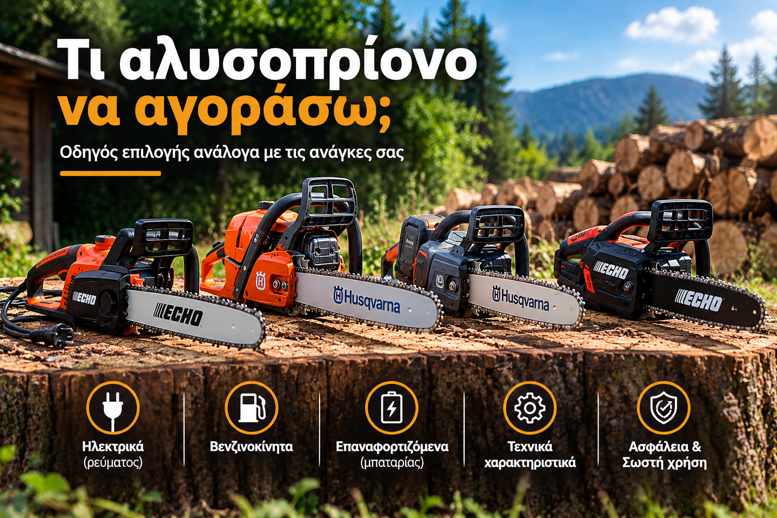 Τι αλυσοπρίονο να αγοράσω;